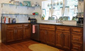 Charleston Coffee Glaze Kitchen Cabinets