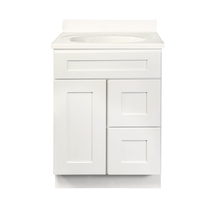 Get all the information you'll need on white bathroom vanities, and get  ready to install a crisp and conveni…