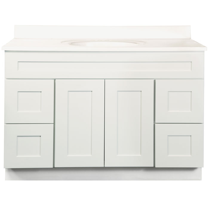 Shaker White Bathroom Vanities Brokering Solutions