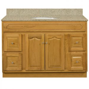 48 inch Bathroom Vanity Cabinet with Drawers - Appalachian Oak V4818D, V4821D