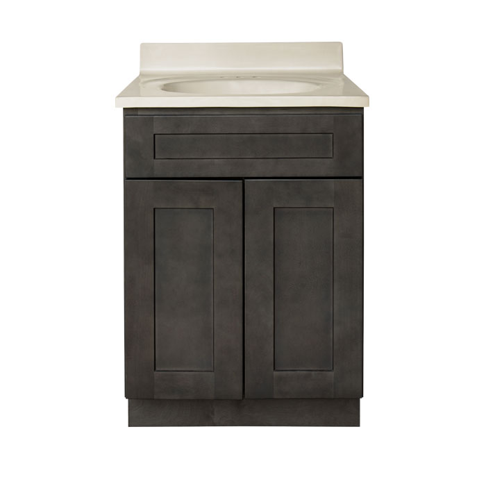 Bathroom Cabinet Vanity Shaker Gray 2421 