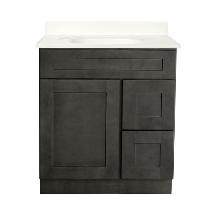 Bathroom Cabinet Vanity Shaker Gray 3021D 