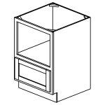 Base Microwave Cabinet Drawing for Assembly Instruction Thumbnail Image