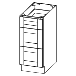 Drawer Base Cabinet Drawing for Assembly Instruction Thumbnail Image