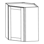 Wall Diagonal Corner Cabinet Drawing for Assembly Instruction Thumbnail Image