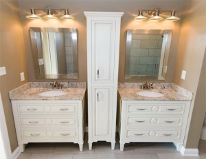 Mary Furniture Vanities and Linen Cabinet