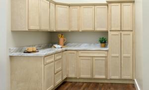 Shaker White Kitchen Cabinet Display